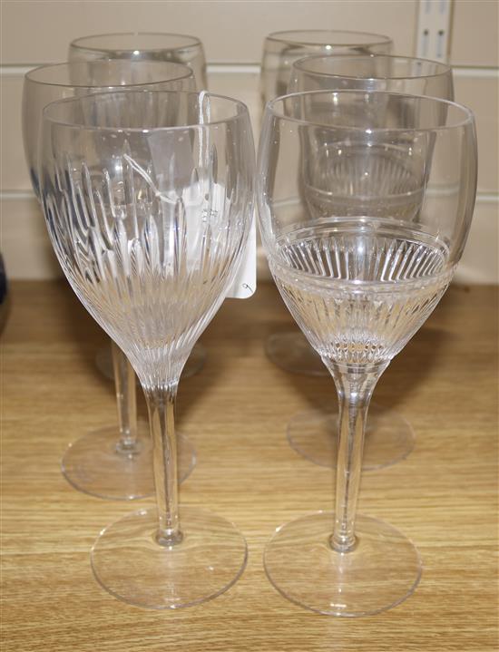 A set of six Waterford Jasper Conran glasses